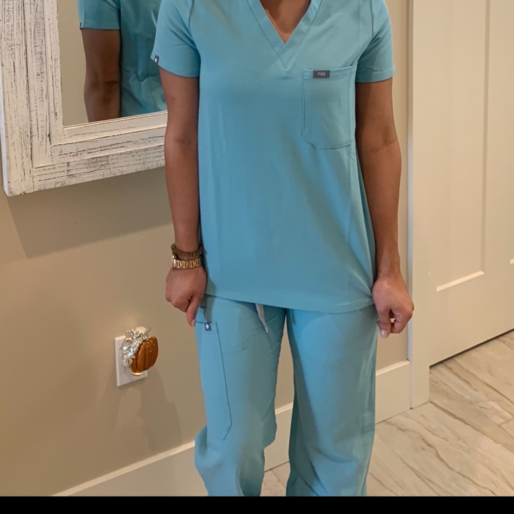 Updated post: FIGS SCRUBS LIMITED EDITION SEAGLASS